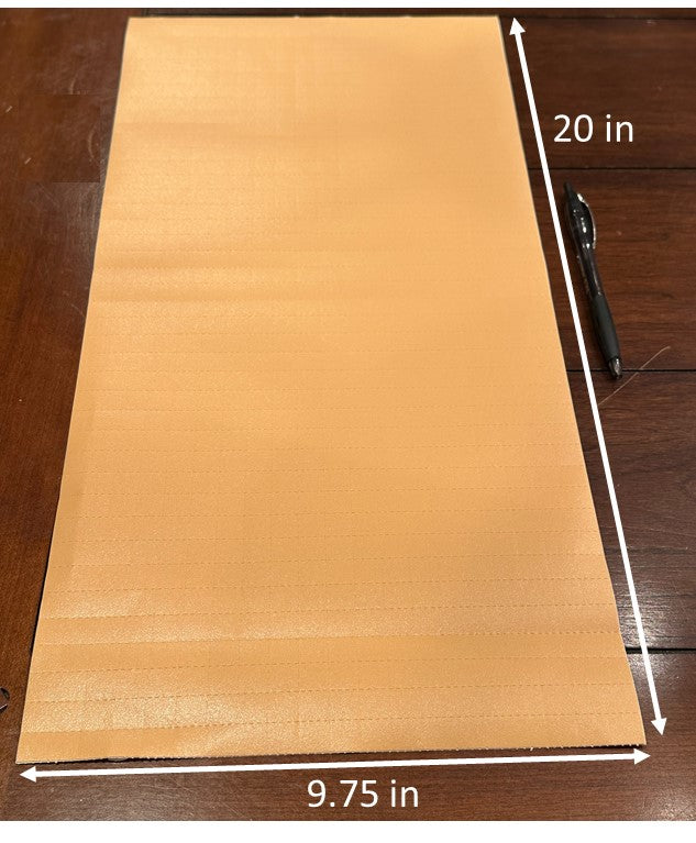 New Product! Exapad(TM) Pro Large Area Psoriasis/Eczema Skin Cover, Comfort and Control Exfoliating Adhesive Medical Pad - Sample Sheet 9.75 in x 20 in